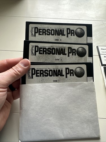 MICROSOFT Golf / Sports Games Lot Floppy disk 5.25" Vintage PC 8 Games Look🔥 - Picture 2 of 6