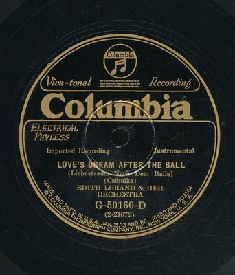 pc78-12 inch-Imported -Columbia Vivatonal G-50160-D-Edith Lorand & her Orchestra