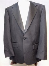 Burberrys Sport blazer Satin Lapel Jacket Wool Tuxedo Worn Once 40