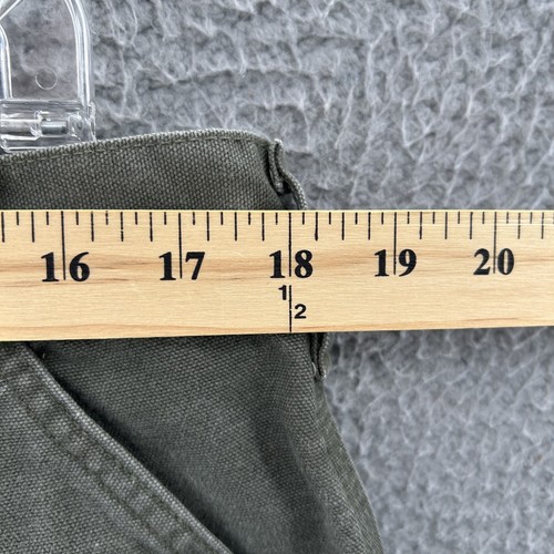 Vintage Carhartt Shorts Herren 36 Grün Arbeit Zimmermann Utility Duck Canvas B25 - Bild 7 von 14