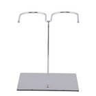 1pc Edelstahlstiefel Display Rack Spezialstiefel Speicherhalter (Silber)