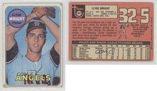 1969 Topps High # Clyde Wright #583 Rookie RC
