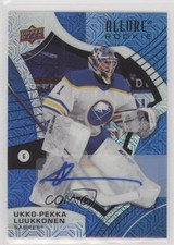 2021 Upper Deck Allure Rookies Blue Line /35 Ukko-Pekka Luukkonen Rookie Auto RC