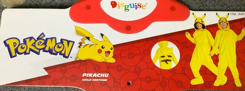 Verkleidung Pikachu Kinderkostüm - Overall mit Kapuze, angenähter Schwanz Größe XS - Bild 1 von 5