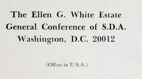 Witness of the Pioneers Concerning the Spirit of Prophecy Ellen G White 1961 SDA - Picture 7 of 24