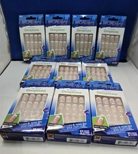 10×24 Kiss Broadway Fast French,Deception Nails,short,dry Glue