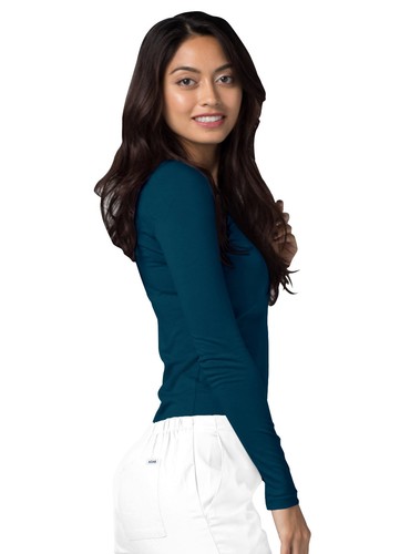 Adar Underscrubs for Women 3 Pack - Long Sleeve Underscrub Comfort Tee - Picture 200 of 217