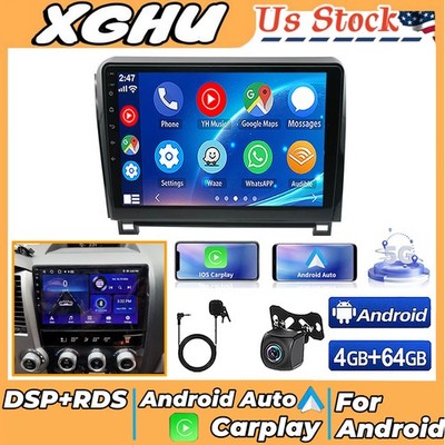 4+64G For Toyota Tundra 2007-2013 Android Carplay Car Stereo Radio GPS Navi WIFI