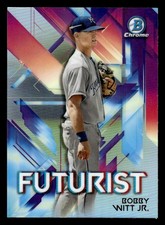 2021 BOWMAN BOBBY WITT JR. FUT-BW MINT CHROME FUTURIST KANSAS CITY ROYALS