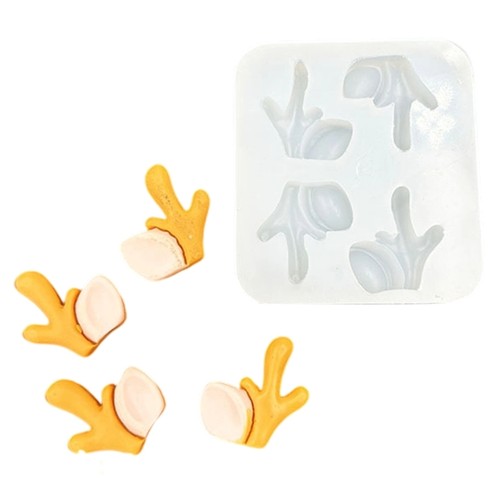 Heat Resistant Silicone Ear Mold for DIY Chocolate Jewelry Craft Projects - Picture 4 of 12