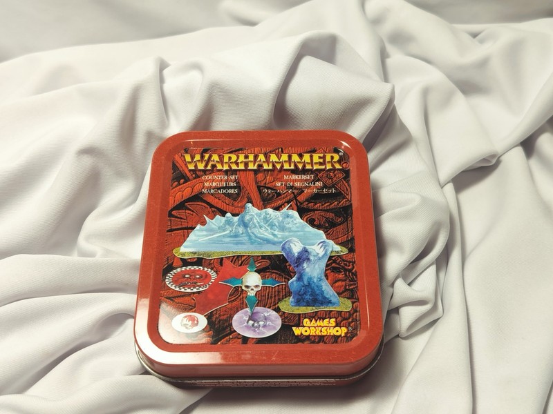 GW WHFB Counter Set In Tin 65-27 2006 58 Double Sided Counters Unpunched w Guide