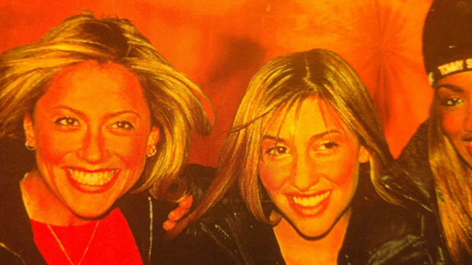 Vintage 1998 Orange Plastic All Saints Lunchbox Pack-up Pop Girl Band 90s - Image 2 of 4