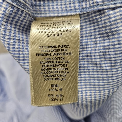 Burberry Brit Long Sleeve Mens Shirt Sz. XL Blue Stripe - Picture 10 of 14