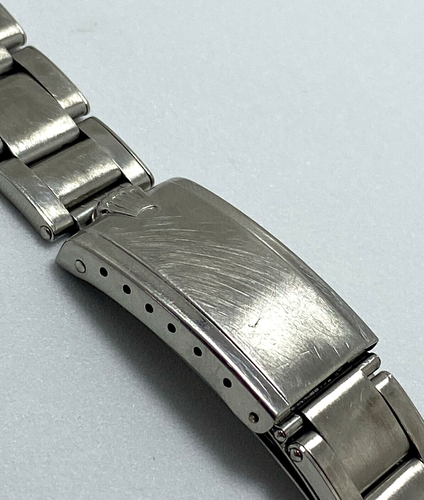RARO CINTURINO RIVETTO ROLEX 7206 1967 VINTAGE ENDLINK 58 PER MODELLI 5512,... - Foto 6 di 15