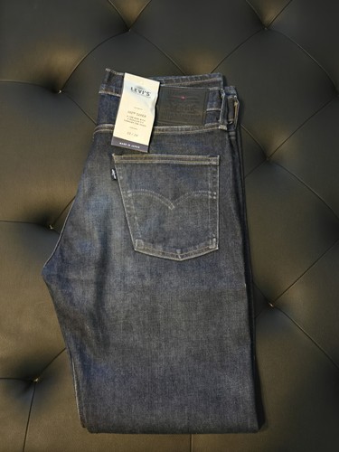 Levi’s 502™ Taper Fit Jeans 33x34 Made in Japan Selvedge Denim Dark Wash Stretch - Picture 11 of 24