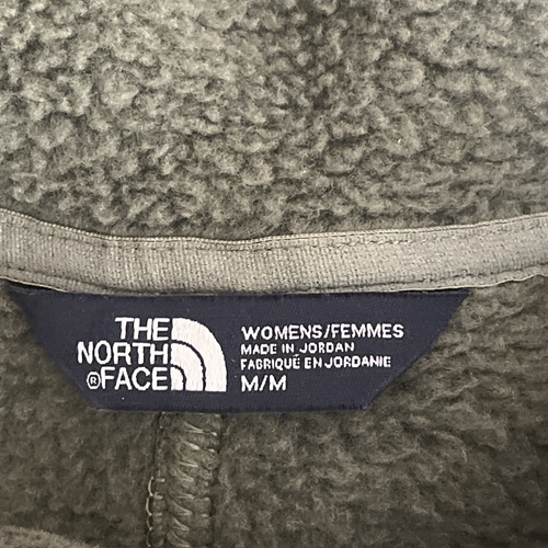 North Face Green Crescent Wrap Hoodie Jacke Fleece Damen Gr. M Knebelverschluss - Bild 7 von 9