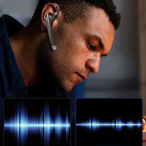Wireless Bt Earpiece Waterproof Lightweight Single Ear Bt 5.1 Wireless Hands SPC - Zdjęcie 5 z 12