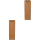 Set of 2 Kraftpapier Sack Papiertüten Flasche Kraftbeutel Flaschenbeutel