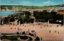 Napoli Italy Villa Municipale Gia Nazionale Scenic View Postcard