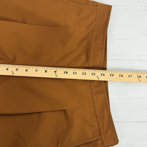 Rebecca Taylor Womens High Rise Pleated Trouser Pants Size 12 Rust Orange Preppy - Picture 14 of 18