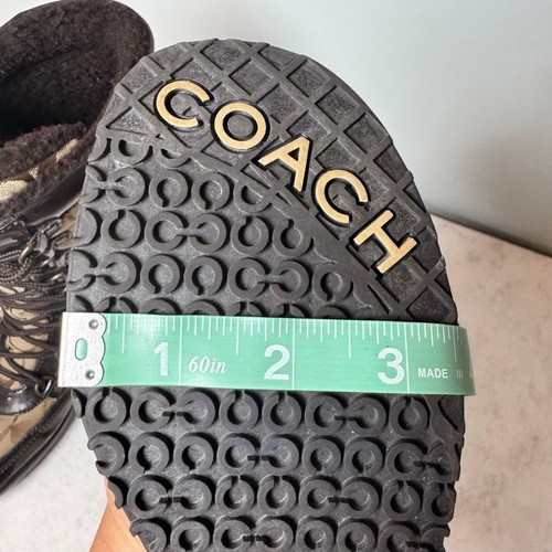 Coach Peggey Damen-Winterstiefel Größe 8 charakteristischer Jacquard - Bild 11 von 11