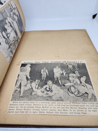 Northeast Mississippi Junior College 1940's 1950's Scrapbook. Booneville Tigers - Picture 5 of 23