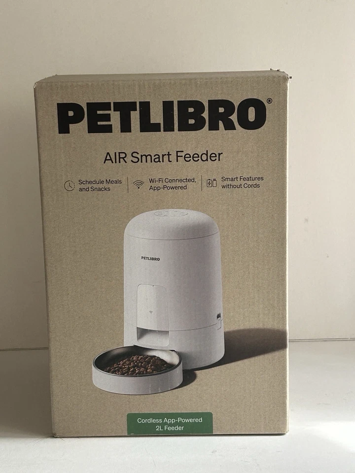 Petlibro 2L провод бесплатный воздух автоматический WiFi кошки и собаки автоматическая кормушка, совершенно новый - Изображение 2 из 4