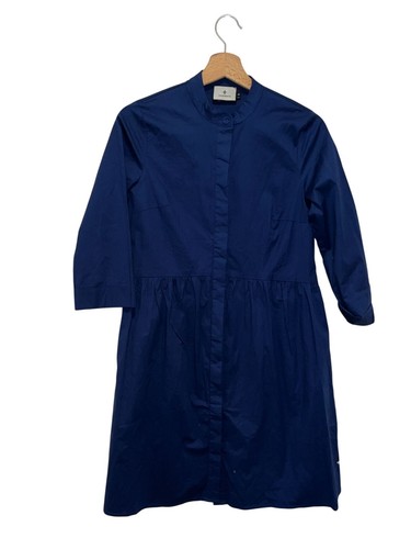TUCKERNUCK Royal Blue Cotton Shirt Mini Dress Womens Size - Picture 2 of 8