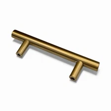 Goldenwarm Brushed Gold Modern Cabinet Drawer Pulls 3” CTC – 17 New In Open Box