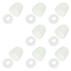 8 Sets Toilet Screw Cover Caps Plastic Bolt Covers Round