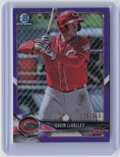 2018 Bowman #BP119 Gavin LaValley Prospects Purple #/250