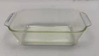 Vintage Pyrex 213-R Clear Glass Loaf Pan Bread Bake Dish 1.5 Qt  8.5"x 4.5"x2.5"
