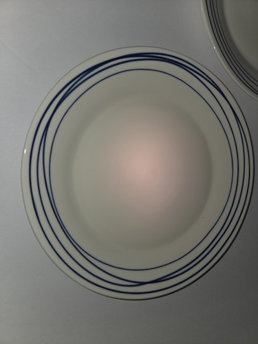 4er Set gebrauchte Royal Doulton blau weiß Pacific Teller 9 1/4" - Bild 3 von 11