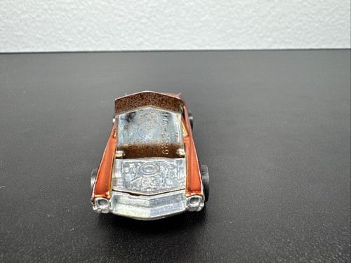 Vintage 1968 Mattel Hot Wheels Redline Orange Custom AMX \& Badge Button - Bild 11 von 19
