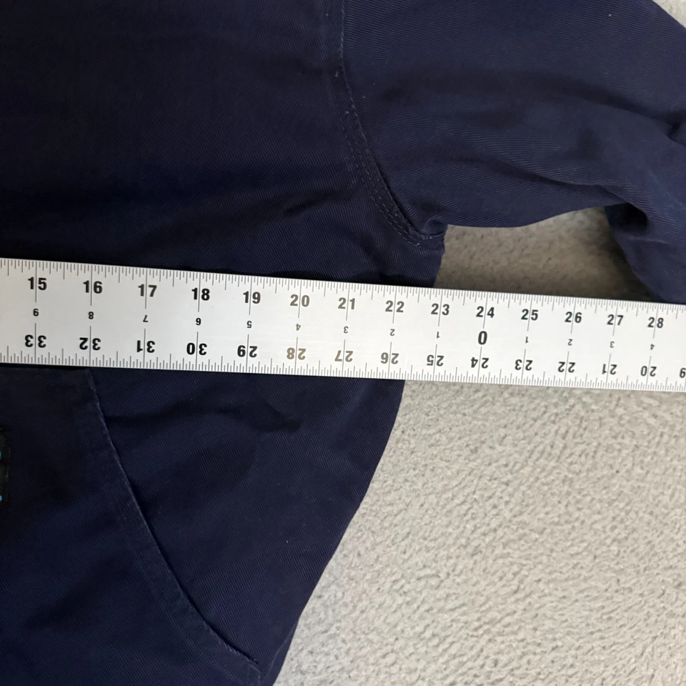 Chaqueta RASCO FR Para Hombre Talla Mediana Azul Cremallera Completa Foto 3 de 4