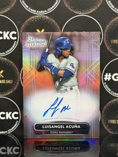 2022 Bowman Sterling  Autographs Rose Gold Refractors PALA Luisangel Acuna 04/15