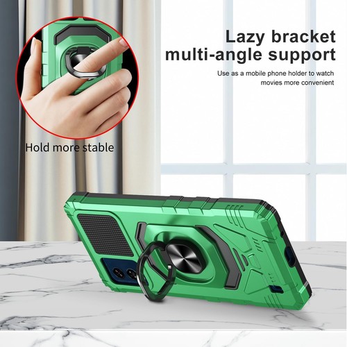 Für Blu View Speed Ultra B1660V Roboter Ring Hülle Handy Cover + Hartglas - Bild 30 von 38