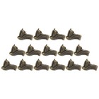  24 Pcs Metall Tischbeine Standfüße Möbel Möbelbeine Ersatzmöbelbeine