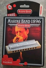 🔥 HOHNER MARINE BAND 1896 key Ab ARMONICHE A BOCCA with FREE ONLINE LESSONS!
