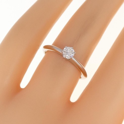 Authentic Tiffany Classic Solitaire Ring 0.23CT G VVS1 VG #260-007-712-6023 - Picture 5 of 5