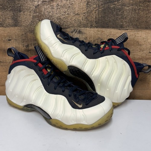 Nike Air Foamposite One Olympic weiß rot blau – Herrengröße 8,5 – 575420-400