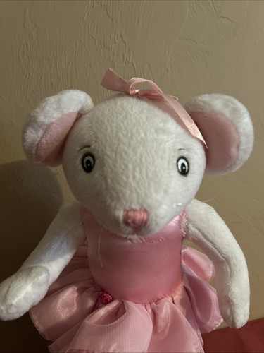 Sababa Toys Angelina Ballerina Posable Ballett Ballerina Plüsch 2005 Stofftier Puppe - Bild 6 von 17