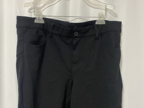 Pantalón Torrid Recto De Lujo Elastizado Tiro Medio Negro Talla 16 R Mujer - Imagen 4 de 11