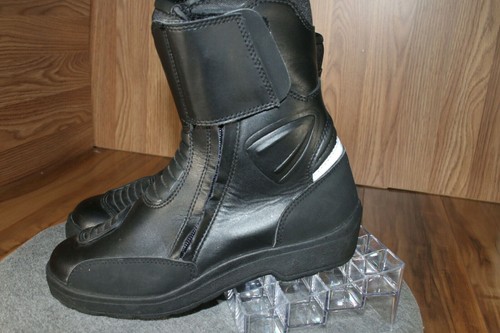Hipora women 7 Motorcycle Boots Bilt Leather reinforced bik Waterproof Side Zip - Picture 4 of 12