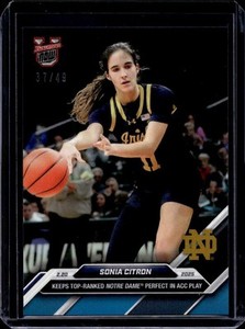2024-25 Bowman U Now Topps #72 Sonia Citron Blue Parallel Card #d /49
