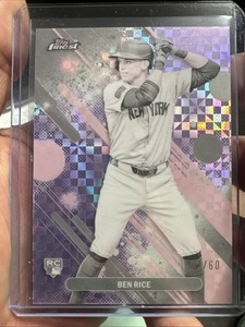 2025 Topps Finest Ben Rice #48 RC Pearl /60
