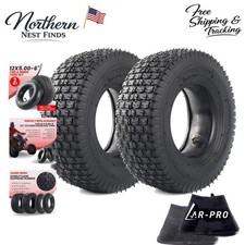 Exact Replacement 12x5.00-6 Tires Inner Tubes for Razor Dirt Quad 19