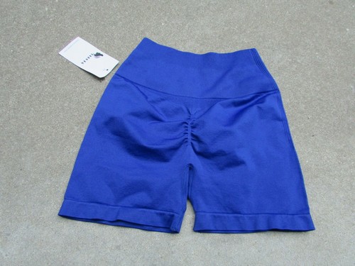 Pantalones Cortos Para Mujer Sin Costuras Scrunch Butt: Cintura Alta Botín Levantamiento Gimnasio y Entrenamiento - Imagen 10 de 16