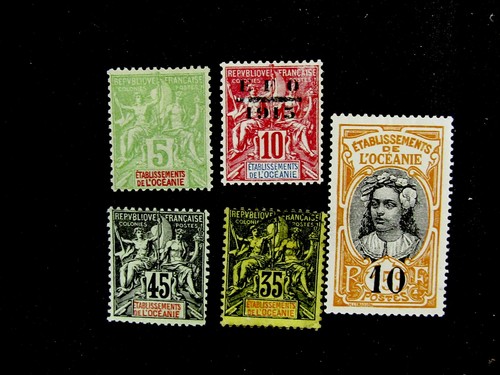 nystamps Französisch-Polynesien Briefmarke # 5//56 postfrisch OG H G1y3736