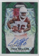 2017 Panini Prizm Rookie Green Scope /99 Chad Williams #RA-CW Auto RC